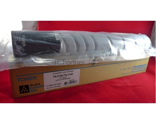 Тонер Konica-Minolta bizhub C220/280/360 черный TN-216K/TN-319K (туба, 524г)  JPN
