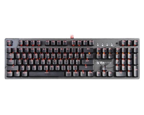 Клавиатура A4 Bloody B800 серый/черный USB Gamer LED