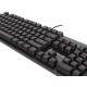 Клавиатура A4 Bloody B800 серый/черный USB Gamer LED