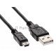 Кабель USB 2.0 A-->mini-B 5P (3,0м) чёрный, Telecom <TC6911BK-3.0M>