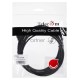 Кабель USB 2.0 A-->mini-B 5P (3,0м) чёрный, Telecom <TC6911BK-3.0M>