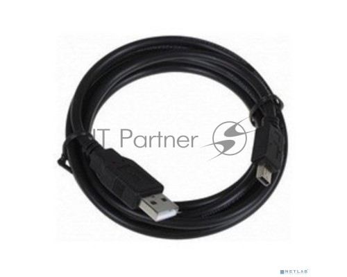 Кабель USB 2.0 A-->mini-B 5P (3,0м) чёрный, Telecom <TC6911BK-3.0M>