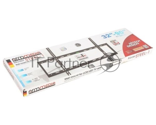 Кронштейн Arm media STEEL-1 new black, настенный, 32
