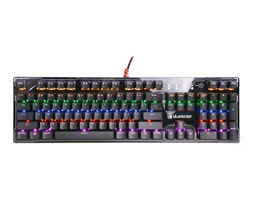 Клавиатура A4Tech Bloody B810R серый/черный USB Gamer LED
