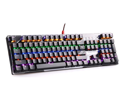 Клавиатура A4Tech Bloody B810R серый/черный USB Gamer LED