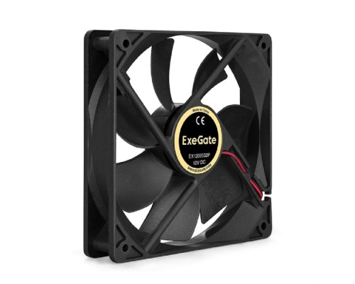 [Вентиляторы] Exegate EX294048RUS Вентилятор ExeGate EX12025S2P, 120x120x25 мм, Sleeve bearing (подшипник скольжения), 2pin (разъем 2.54; для блоков питания ATX), 1400RPM, 25dBA