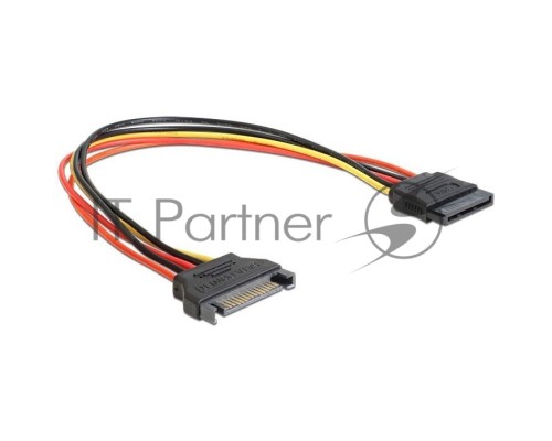 Удлинитель кабеля питания SATA Cablexpert CC-SATAMF-02, 15pin(M)/15pin(F), 50см Удлинитель кабеля питания SATA Cablexpert CC-SATAMF-02, 15pin(M)/15pin(F), 50см