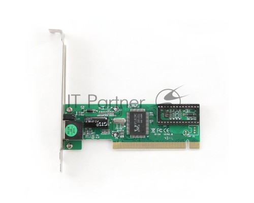 Сетевой адаптер Ethernet Gembird NIC-R1 100/10, PCI, чипсет RTL8139C