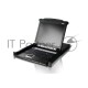Переключатель электронный ATEN 16P CAT5 HIGH DENSITY DUAL RAIL LCD OVER