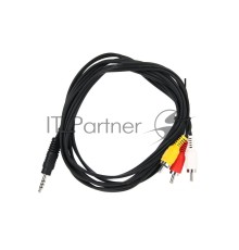 Кабель VCOM CV213-1.5M Кабель соединительный 3.5 Jack (M)/3 RCA (M) 