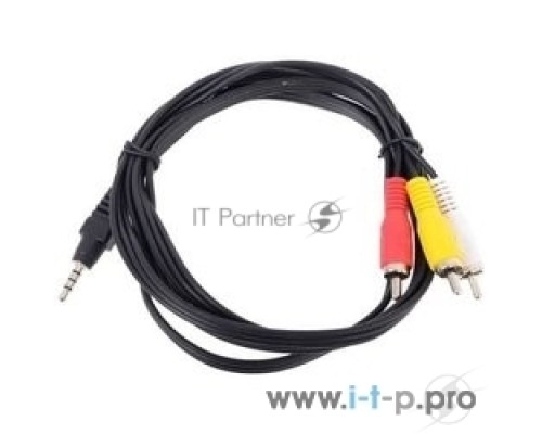 Кабель VCOM CV213-1.5M Кабель соединительный 3.5 Jack (M)/3 RCA (M) 