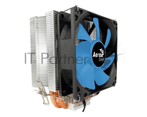 Кулер Aerocool Verkho 3 серебристый 90мм алюминий/медь 2800rpm 4-pin 24db 120Вт