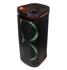 Dialog Oscar AO-300 - акустическая колонка 1.0, 80WRMS, Караоке с беспр. микр.,  BT+FM+USB+SD+LED