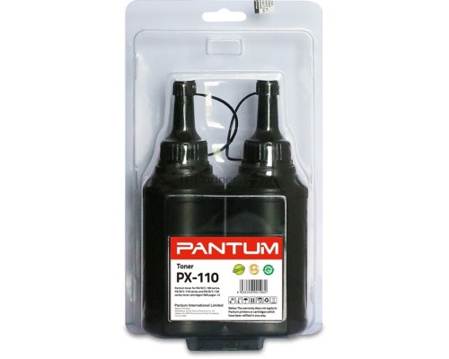Заправочный комплект Pantum PX-110, Black черный, на 3000 коп. (2 чипа + 2 тонера), для P2000/P2050/M5000/M5005/M6000/M6005