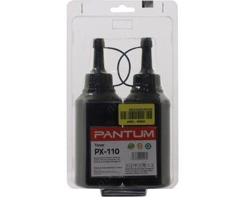 Заправочный комплект Pantum PX-110, Black черный, на 3000 коп. (2 чипа + 2 тонера), для P2000/P2050/M5000/M5005/M6000/M6005