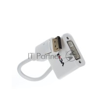 Кабель-переходник VCOM DisplayPort M-> DVI F  0.15м <CG602> 