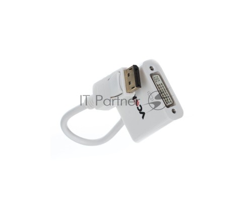 Кабель-переходник VCOM DisplayPort M-> DVI F  0.15м <CG602> 