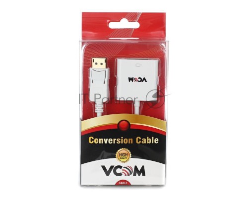 Кабель-переходник VCOM DisplayPort M-> DVI F  0.15м <CG602> 