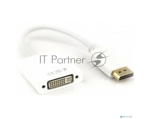 Кабель-переходник VCOM DisplayPort M-> DVI F  0.15м <CG602> 