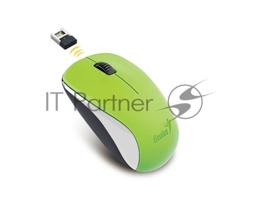 Мышь Genius беспроводная NX-7000 (зелёная, BlueEye 1200dpi)