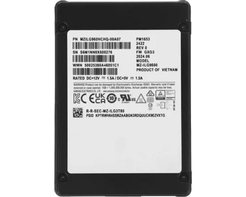 [накопитель] Samsung SSD 960GB PM1653, 2.5