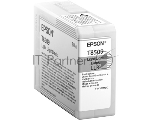 Картридж EPSON T8509 светло-серый (80 мл.) для SureColor SC-P800