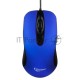 Мышь проводная Gembird MOP-400-B синий, 1000 dpi, USB, кнопки - 3
