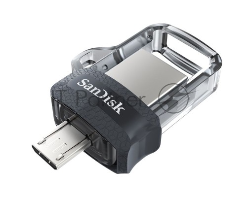 Флеш диск 64GB SanDisk Ultra Android Dual Drive OTG, m3.0/USB 3.0, Black