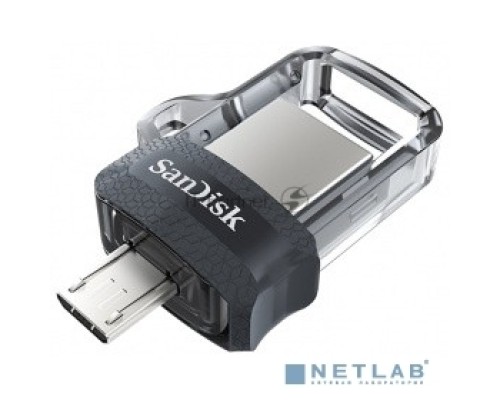 Флеш диск 64GB SanDisk Ultra Android Dual Drive OTG, m3.0/USB 3.0, Black