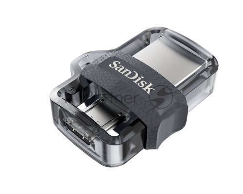 Флеш диск 64GB SanDisk Ultra Android Dual Drive OTG, m3.0/USB 3.0, Black