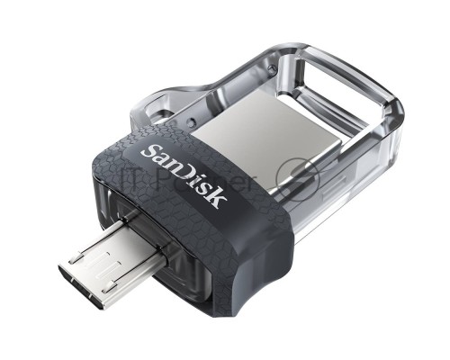 Флеш диск 64GB SanDisk Ultra Android Dual Drive OTG, m3.0/USB 3.0, Black