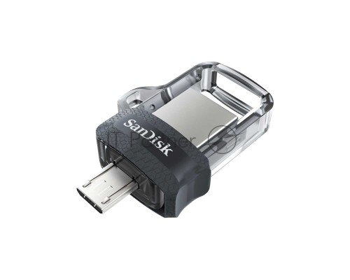 Флеш диск 64GB SanDisk Ultra Android Dual Drive OTG, m3.0/USB 3.0, Black