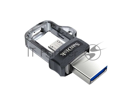 Флеш диск 64GB SanDisk Ultra Android Dual Drive OTG, m3.0/USB 3.0, Black