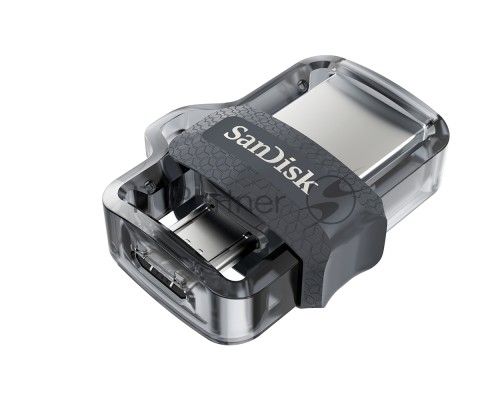 Флеш диск 64GB SanDisk Ultra Android Dual Drive OTG, m3.0/USB 3.0, Black