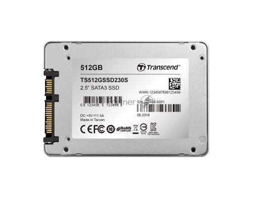 Накопитель SSD Transcend TS512GSSD230S 512GB, 2.5