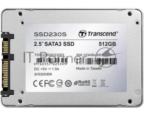 Накопитель SSD Transcend TS512GSSD230S 512GB, 2.5