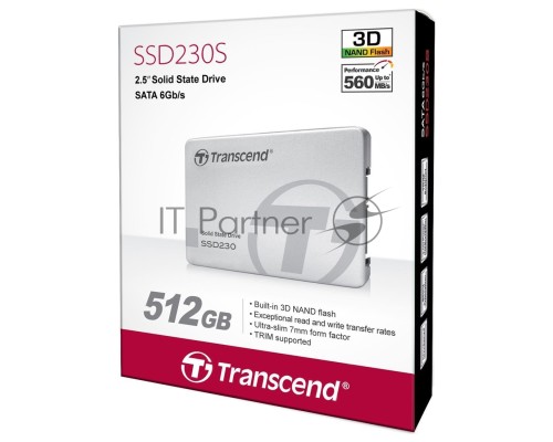 Накопитель SSD Transcend TS512GSSD230S 512GB, 2.5