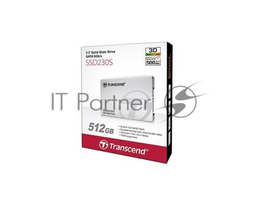 Накопитель SSD Transcend TS512GSSD230S 512GB, 2.5