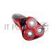 Бритва Centek CT-2168 (красн) ротор 3D, +ВЛАЖНОЕ БРИТЬЁ, 3 плав.головки, 2-ные лезвия, до 50 мин раб