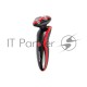Бритва Centek CT-2168 (красн) ротор 3D, +ВЛАЖНОЕ БРИТЬЁ, 3 плав.головки, 2-ные лезвия, до 50 мин раб