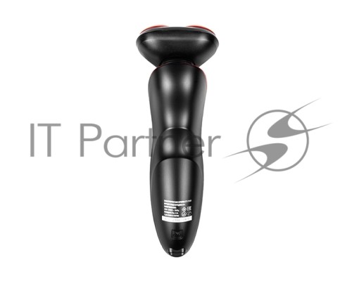Бритва Centek CT-2168 (красн) ротор 3D, +ВЛАЖНОЕ БРИТЬЁ, 3 плав.головки, 2-ные лезвия, до 50 мин раб