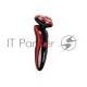 Бритва Centek CT-2168 (красн) ротор 3D, +ВЛАЖНОЕ БРИТЬЁ, 3 плав.головки, 2-ные лезвия, до 50 мин раб