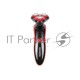 Бритва Centek CT-2168 (красн) ротор 3D, +ВЛАЖНОЕ БРИТЬЁ, 3 плав.головки, 2-ные лезвия, до 50 мин раб