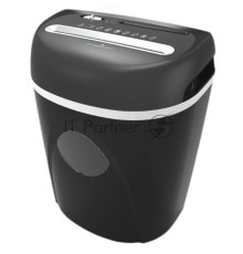 Шредер Office Kit S75 (секр.P-4)/фрагменты/15лист./27лтр./скрепки/скобы/пл.карты/CD