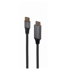 Кабель DisplayPort-HDMI Cablexpert, 4K, 1.8м, 20M/19M, черный, экран, пакет (CC-DP-HDMI-4K-6)