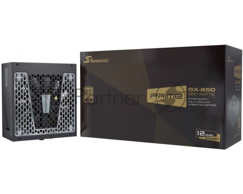 Блок питания Seasonic ATX 850W PRIME GOLD SSR-850GD 80+ gold (24+4+4pin) 135mm fan 10xSATA Cab Manag RTL