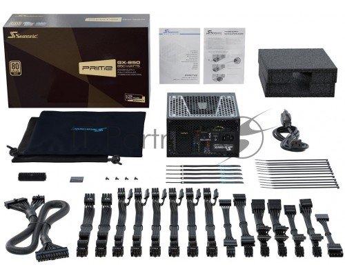 Блок питания Seasonic ATX 850W PRIME GOLD SSR-850GD 80+ gold (24+4+4pin) 135mm fan 10xSATA Cab Manag RTL