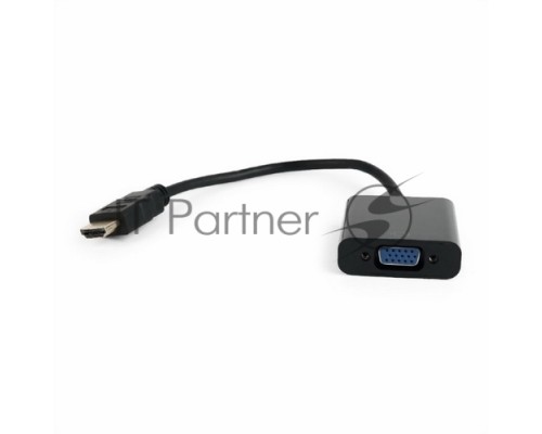 Переходник HDMI-VGA Cablexpert A-HDMI-VGA-04, 19M/15F, провод 15см Переходник HDMI-VGA Cablexpert A-HDMI-VGA-04, 19M/15F, провод 15см