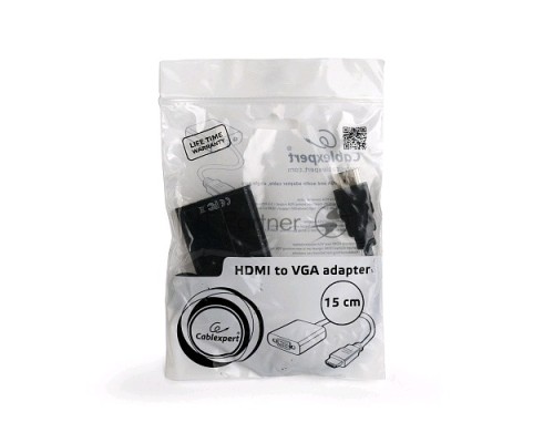 Переходник HDMI-VGA Cablexpert A-HDMI-VGA-04, 19M/15F, провод 15см Переходник HDMI-VGA Cablexpert A-HDMI-VGA-04, 19M/15F, провод 15см