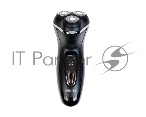 Бритва Centek CT-2166 (хром/черный) ротор, АККУМУЛЯТОР + РАБОТА ОТ СЕТИ,триммер     